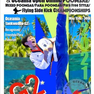 Foto: Oceania Taekwondo G2 Poomsae Championships 2021, Poster