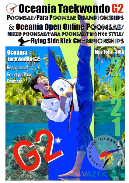 Foto: Oceania Taekwondo G2 Poomsae Championships 2021, Poster