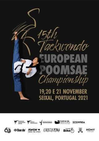 Foto: 15th Taekwondo European Poomsae Championships 2021, Seixal / Portugal - Poster
