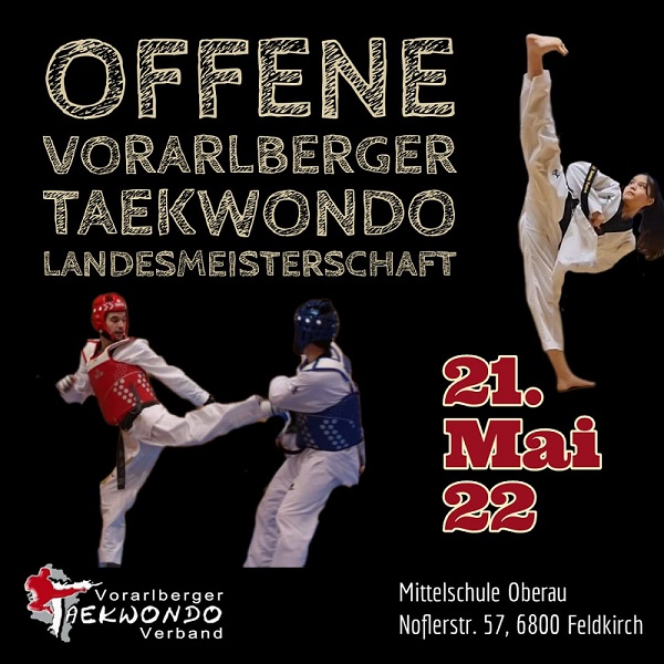 Foto: Offene Vorarlberger Landesmeisterschaft Taekwondo 2022, Poster