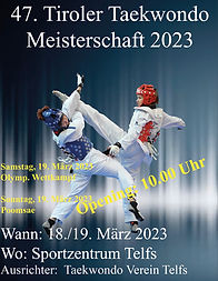 Foto: 47. Tiroler Meisterschaft Taekwondo, Telfs - Poster
