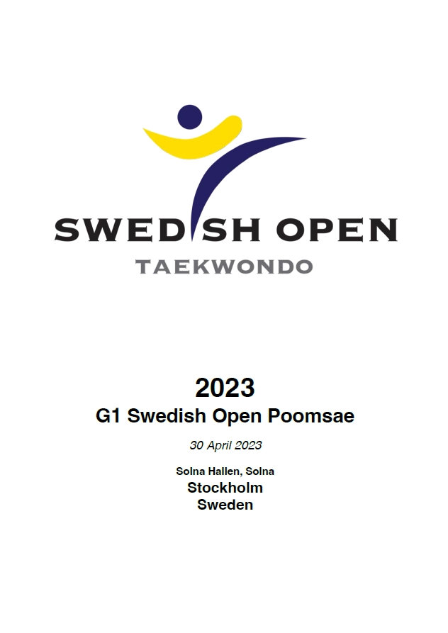 Foto: 2nd Swedish Open Taekwondo Poomsae 2023, Stockholm