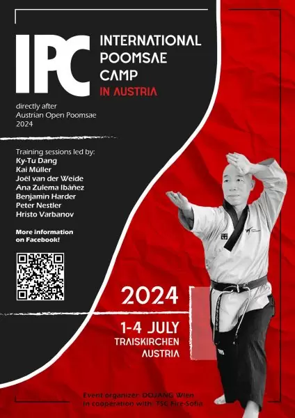Bild: 3rd INTERNATIONAL POOMSAE CAMP 2024 Austria © DOJANG Wien Taekwondo, Carmina Presinszky