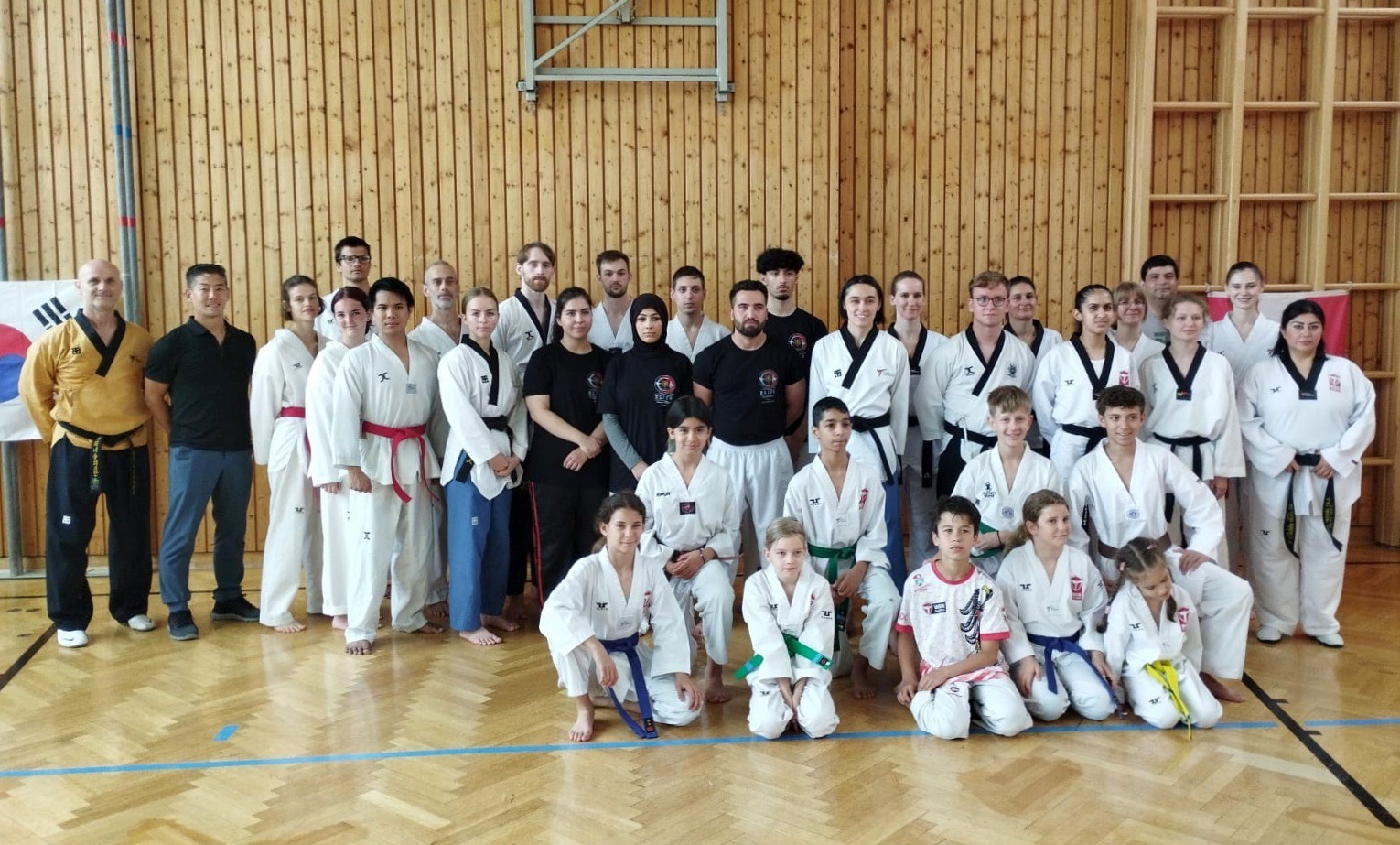 ASVÖ Wien Wettkampflehrgang Taekwondo Poomsae 2023/24-6 - Gruppenfoto