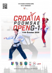 Bild: Croatia Open Poomsae 2025, Poster