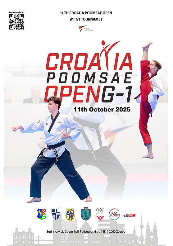 Bild: Croatia Open Poomsae 2025, Poster