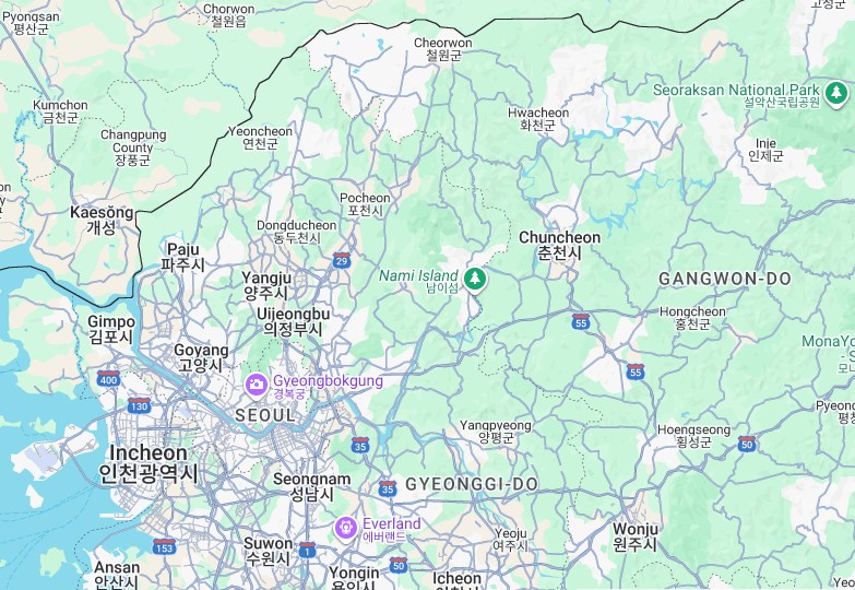 Foto: Chuncheon, Map