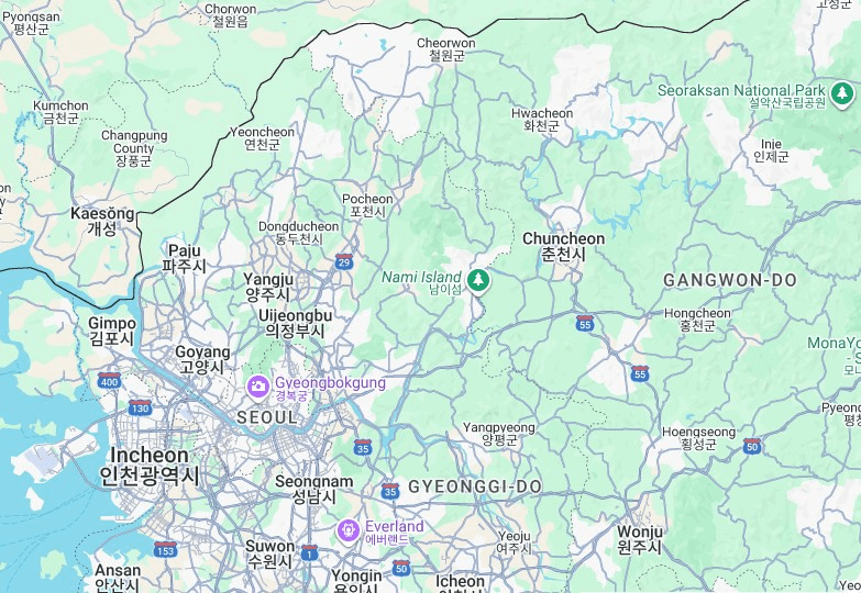Foto: Chuncheon, Map